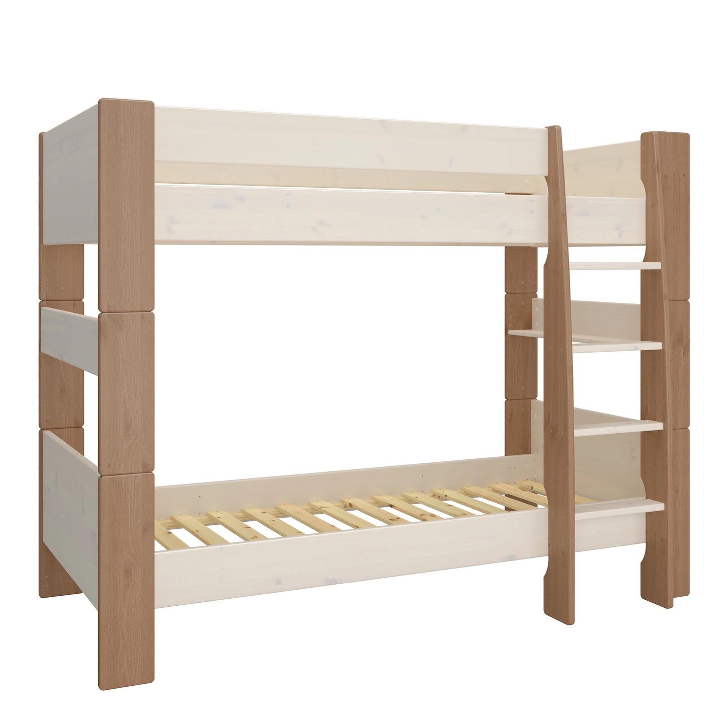 Furniture To Go Steens For Kids Bunk Bed in Whitewash Grey Brown Lacquered