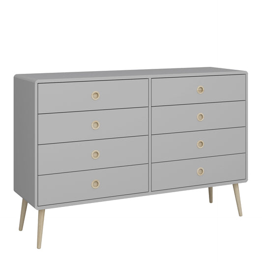 Furniture To Go Softline 4 + 4 Wide Chest Grey