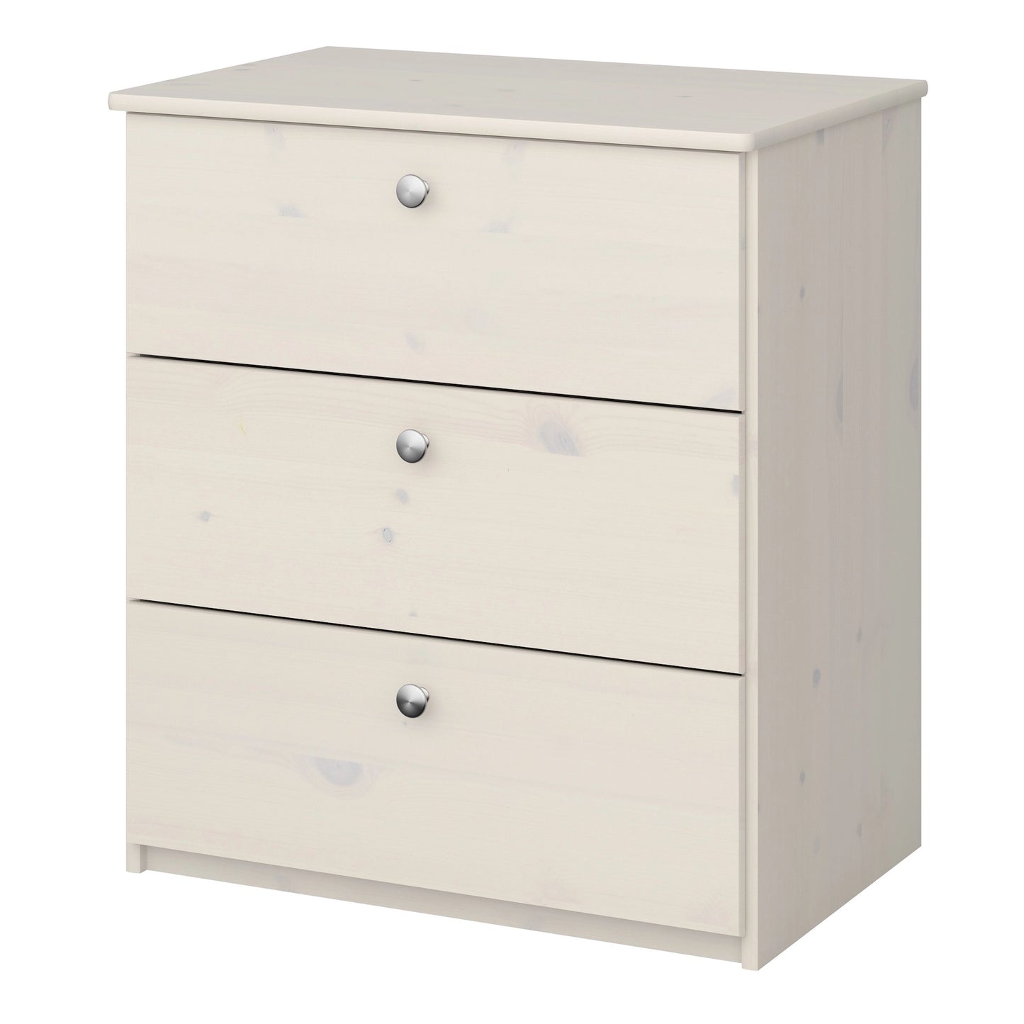 Furniture To Go Memphis Chest of Drawers 3 Drawers in Whitewash