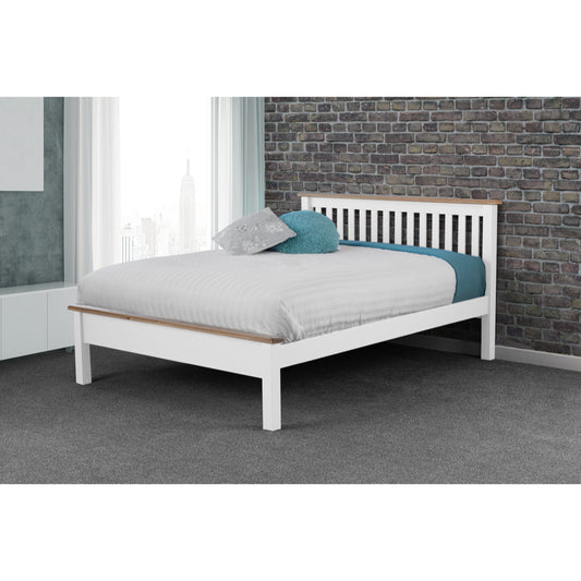 Sweet Dreams, Newman 4ft 6in Double Wooden Bed Frame, White