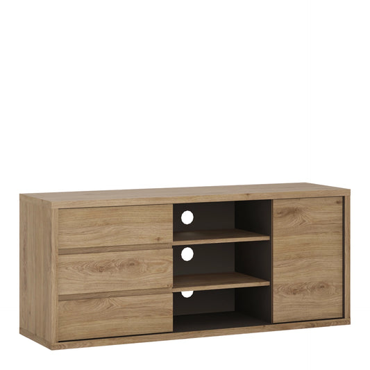 Furniture To Go Shetland 1 Door 3 Drawer TV Cabinet