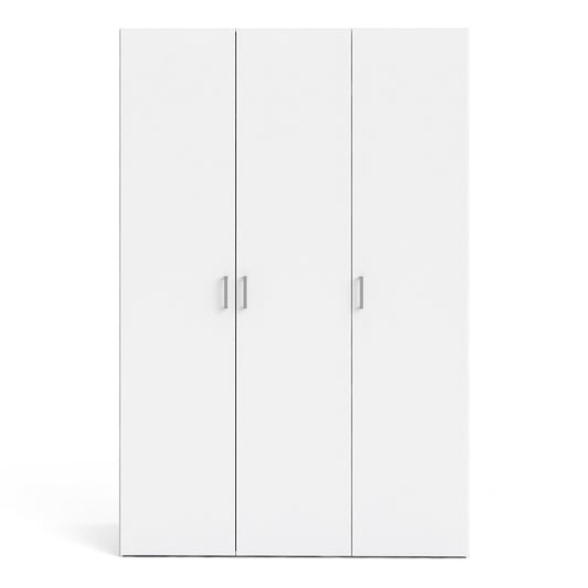 Furniture To Go Space Wardrobe with 3 Doors White 1750