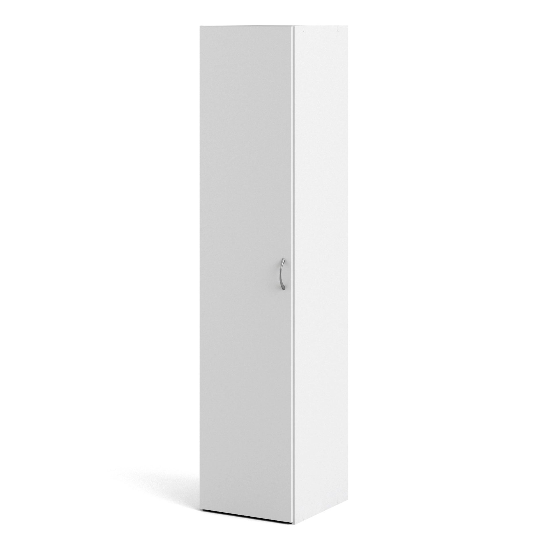 Furniture To Go Space Wardrobe with 1 Door in White