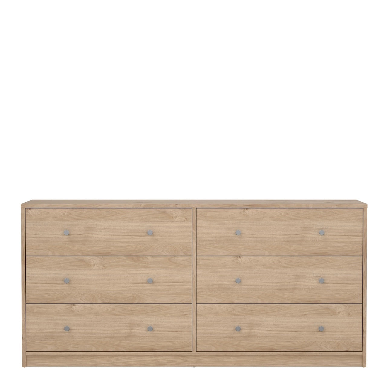 Furniture To Go May Chest of 6 Drawers (3+3) in Jackson Hickory Oak