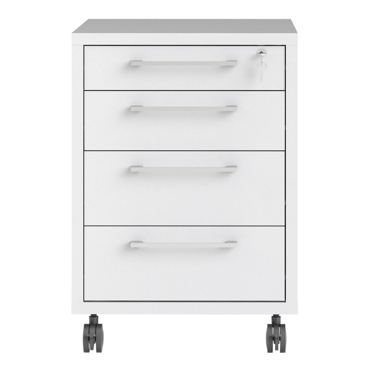 Furniture To Go Prima Mobile Cabinet in White
