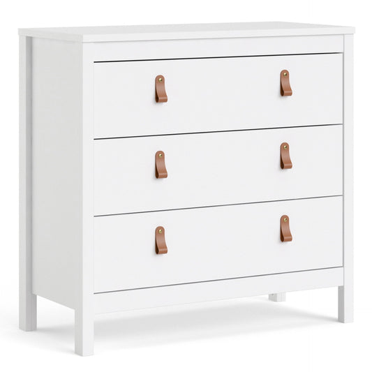 Furniture To Go Barcelona Chest 3 Drawers in White