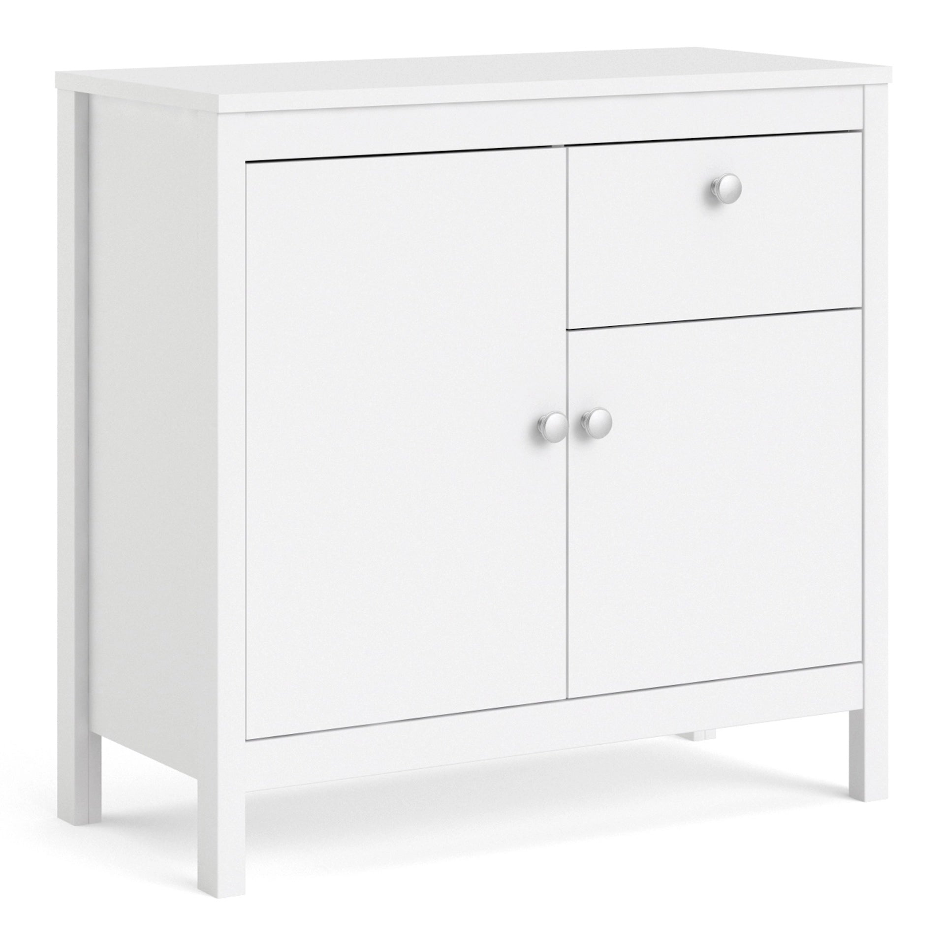 Furniture To Go Madrid Sideboard 2 Doors + 1 Drawer in White