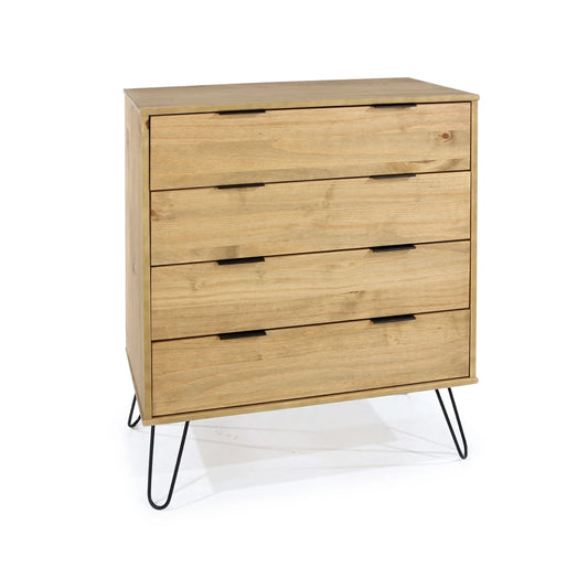 Core Products Augusta Pine 4 Drawer Chest Of Drawers