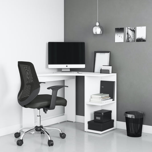 Alphason Chesil Office Desk, White