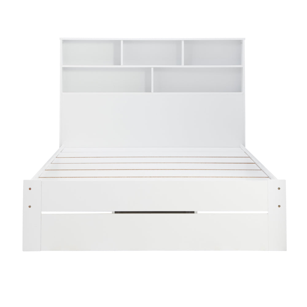 Birlea Alfie 4ft 6in Double Guest Bed Frame, White