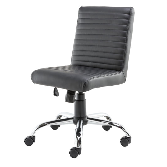 Alphason Lane Faux Leather Chair, Black