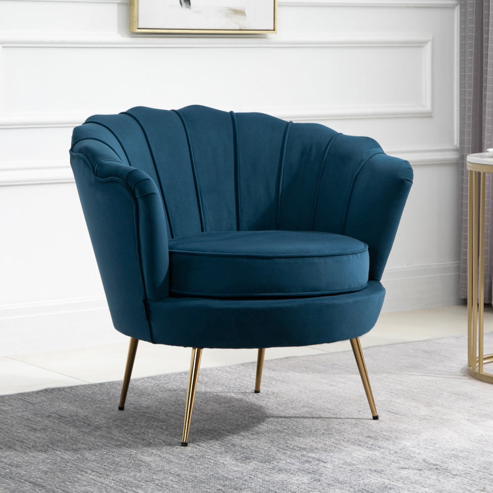 Birlea Ariel Chair, Blue