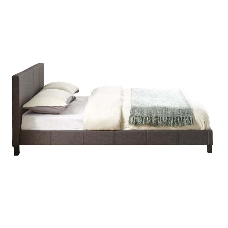Birlea Berlin Fabric 4ft Small Double Bed Frame, Grey