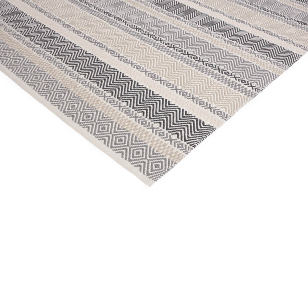 Asiatic Boardwalk Grey Multi, Stripe Rug