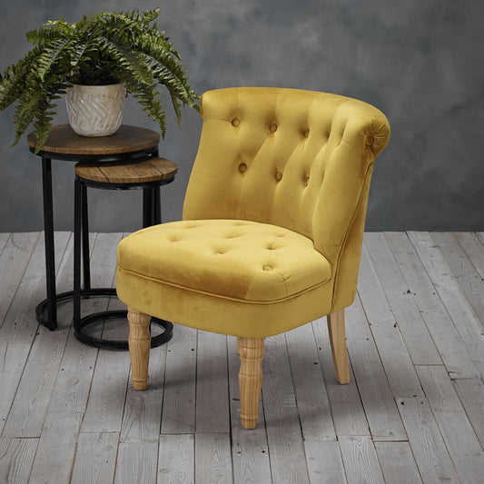 LPD Furniture Charlotte Chair, Mustard
