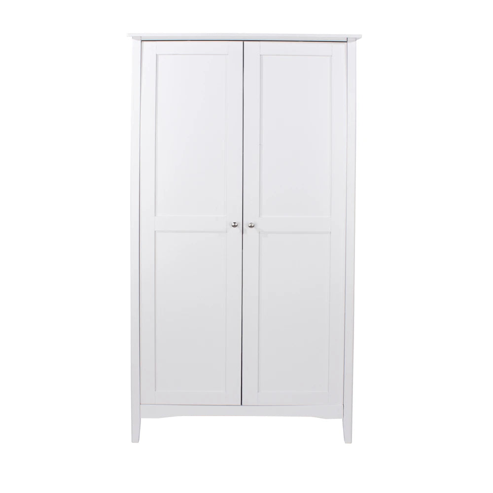 Core Products Como White 2 Door Wardrobe