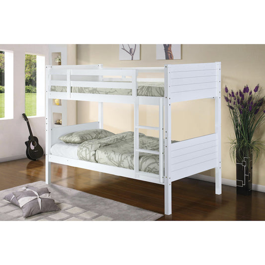 Heartlands Furniture Castleton Solid Wood Bunk Bed White