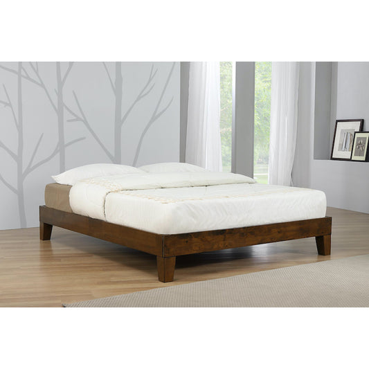 Heartlands Furniture Charlie Platform Bed King Size Rustic Oak