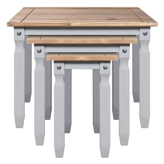 Heartlands Furniture Corona Grey Nest of Tables
