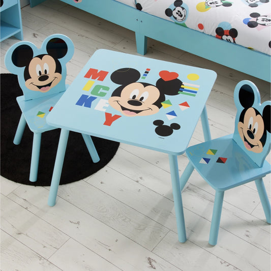 Disney Home, Mickey Mouse Table & Chairs, Blue