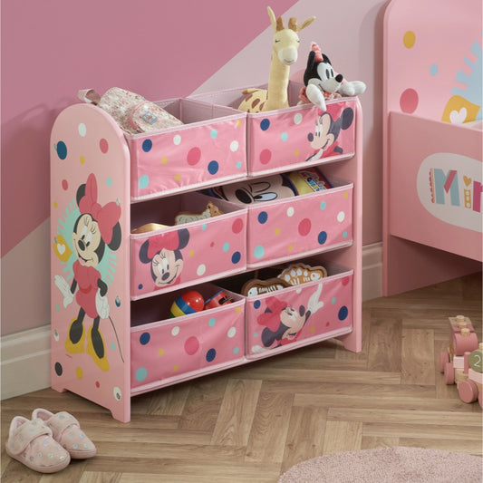 Disney Home, Minnie Mouse Storage Unit, Pink