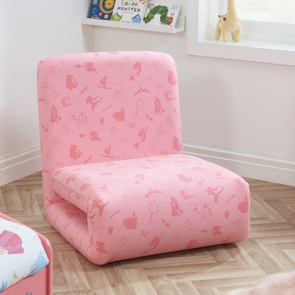 Disney Home, Princess Fold Out Bed Chair, Pink