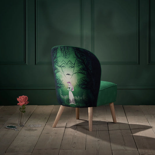 Disney Home, Sleeping Beauty Accent Chair, Green