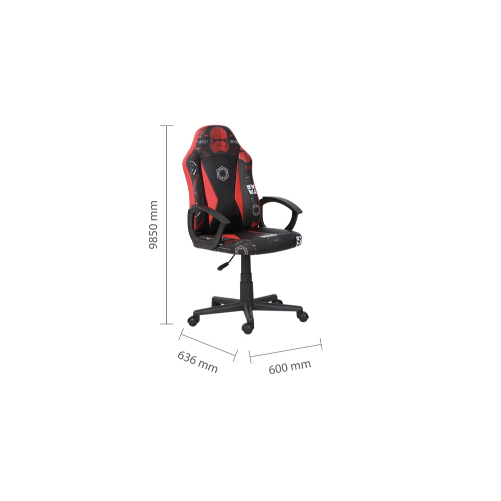 Disney Home, Sith Trooper Patterned Gaming Chair, Black