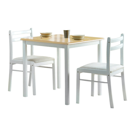Heartlands Furniture Dinnite Chairs White (Pack of 2)