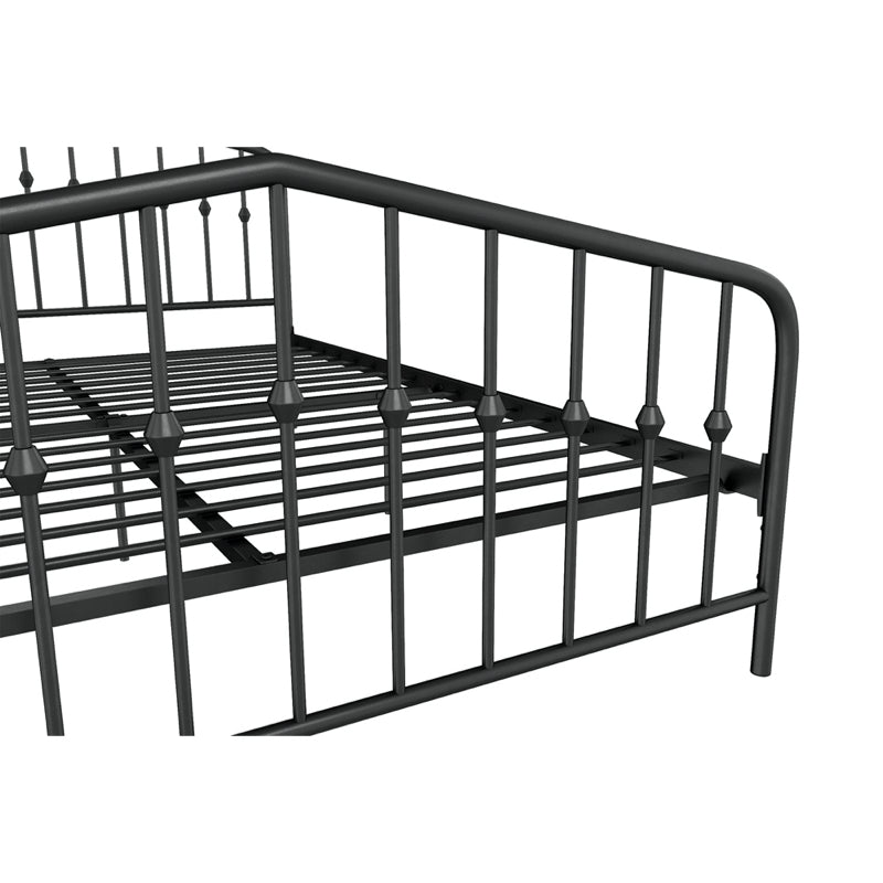Dorel Bushwick 4ft 6in Double Metal Bed Frame, Black