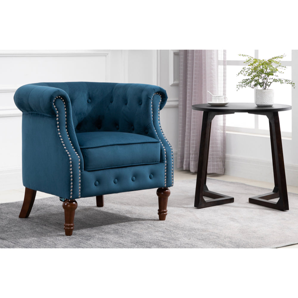 Birlea Freya Chair, Blue