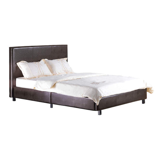 Heartlands Furniture Fusion PU Double Bed Brown