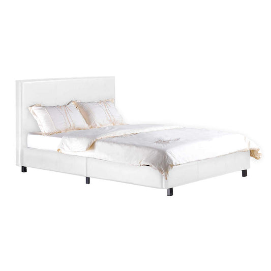Heartlands Furniture Fusion PU King Size Bed White