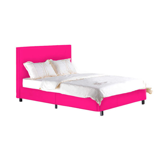 Heartlands Furniture Fusion PU Single Bed Hot Pink
