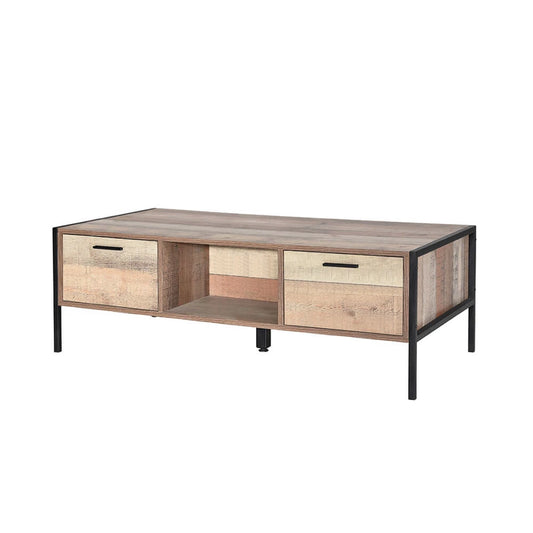 LPD Furniture Hoxton Coffee Table With Drawers, Wood
