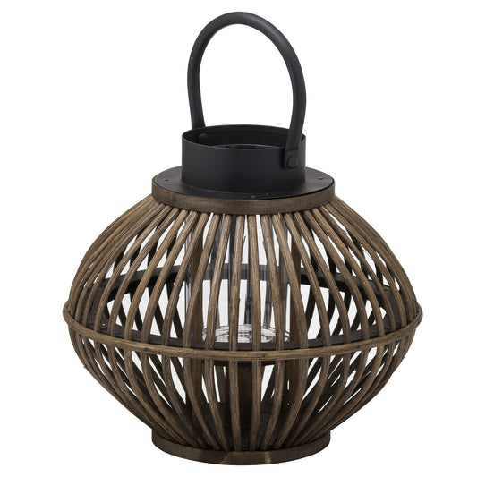 Hill Interiors Brown Bamboo Style Large Lantern