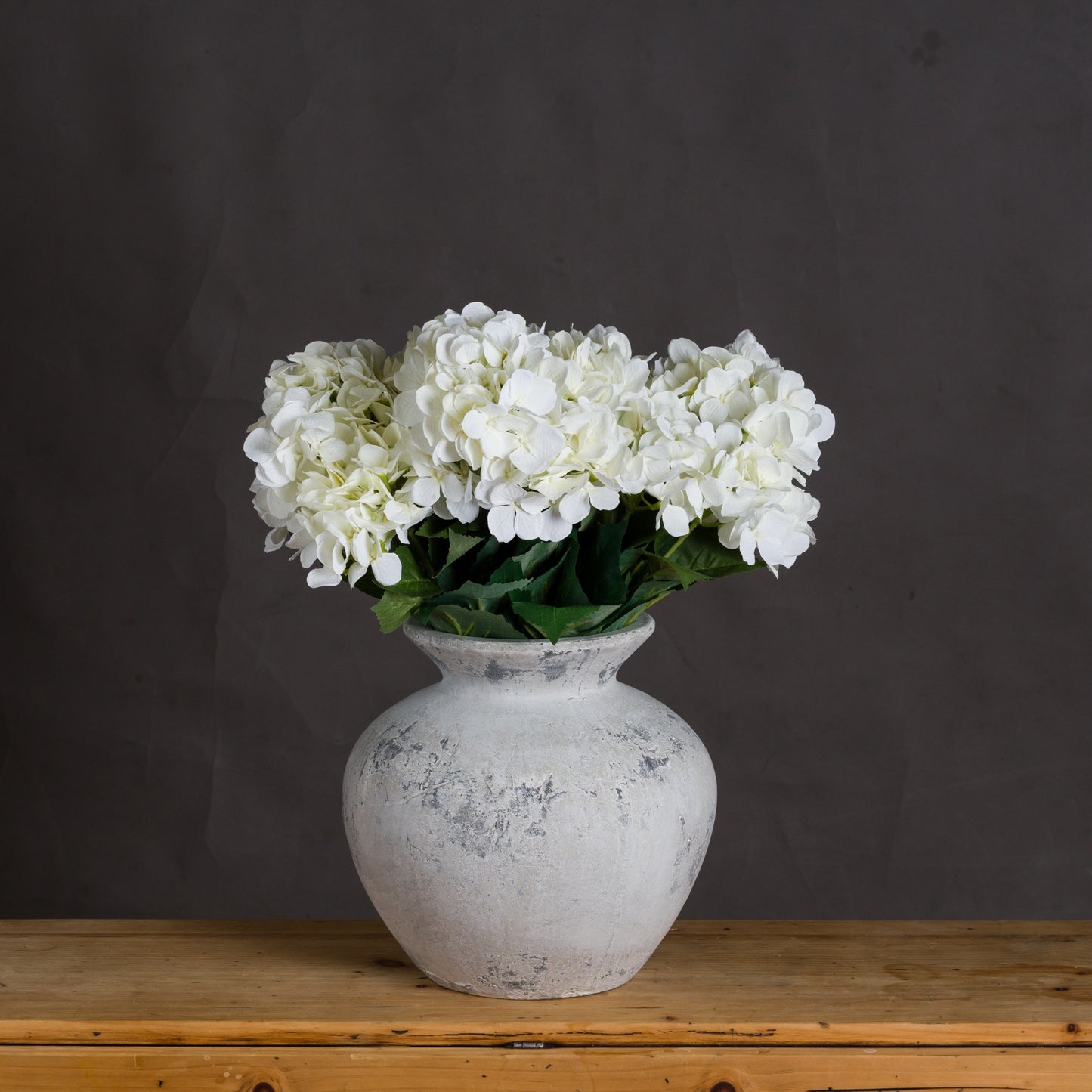 Hill Interiors Darcy Antique White Vase