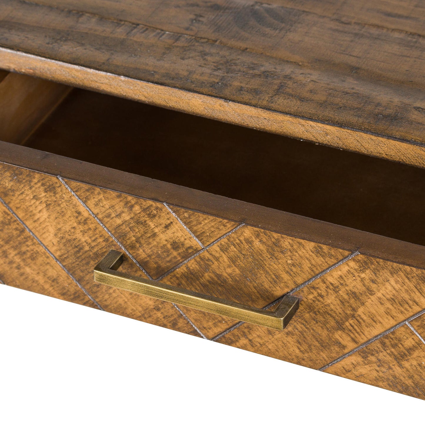 Hill Interiors Havana Gold 2 Drawer Console Table