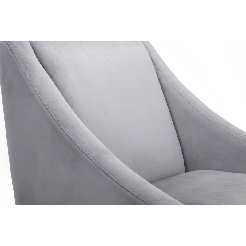 Julian Bowen Maison Velvet Chair in Grey
