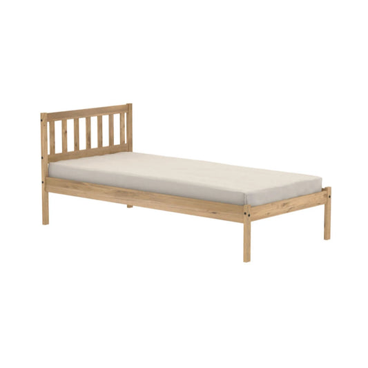 Birlea Lisbon 3ft Single Wooden Bed Frame, Brown