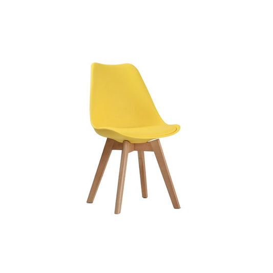 LPD Furniture Louvre Chair Yellow (Pair)