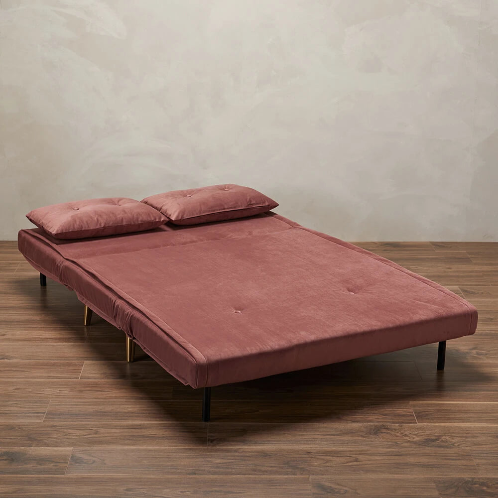LPD Furniture Madison Sofa Bed Frame, Pink