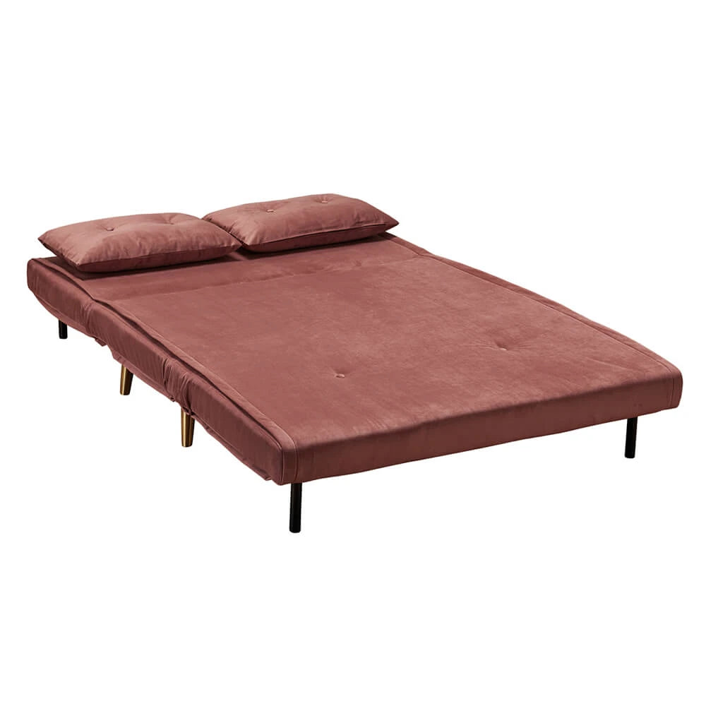 LPD Furniture Madison Sofa Bed Frame, Pink