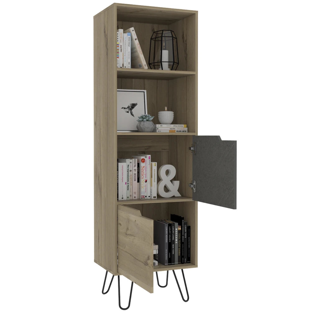 Core Products Manhattan Tall Bookcase, With 2 Doors