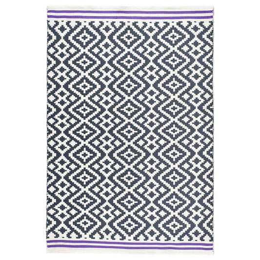 Origins Aztec Grey & Purple Rug