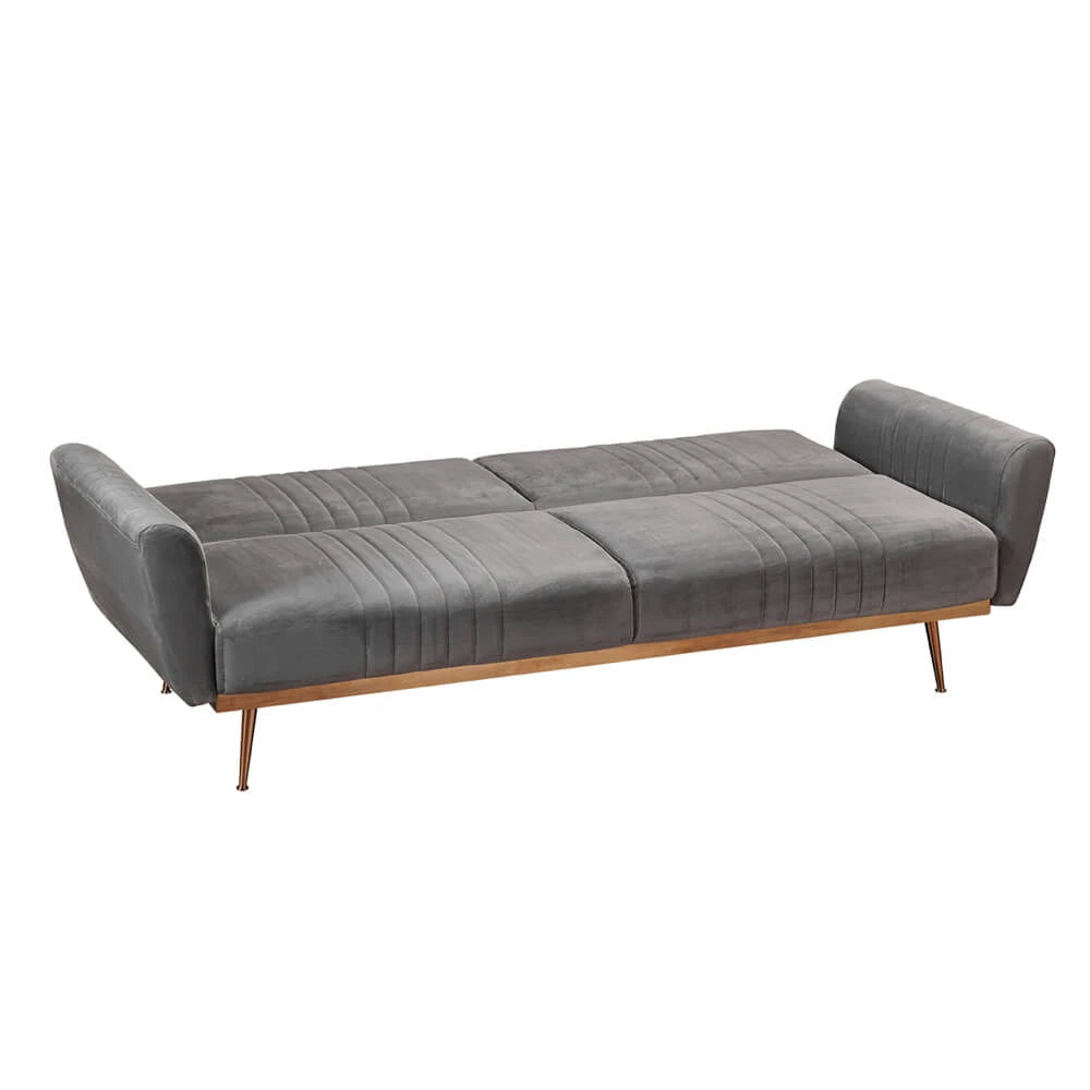 LPD Furniture Nico Sofa Bed Frame, Grey