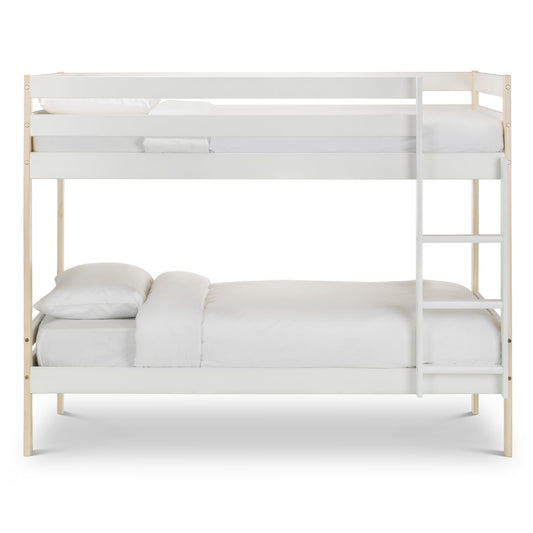 Julian Bowen, Nova Bunk Bed Frame, White & Pine