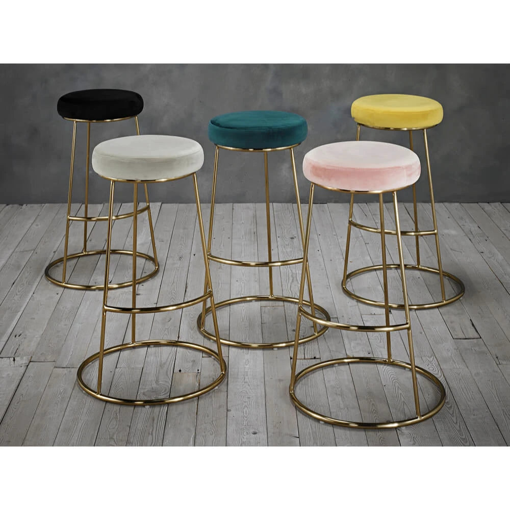 LPD Furniture Opera Bar Stool (Pack of 2), Champagne