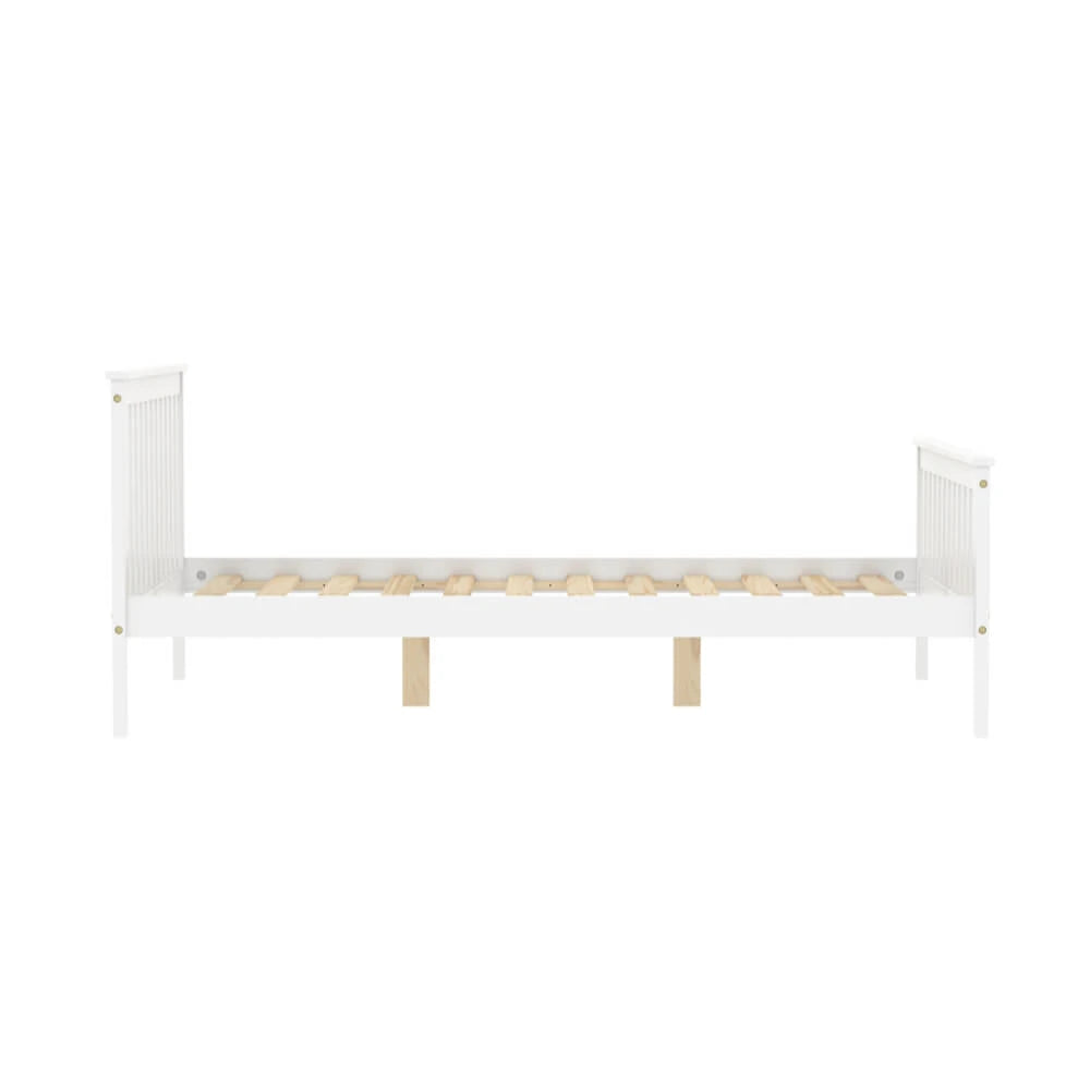 Birlea Oxford 4ft Small Double Wooden Bed Frame, White