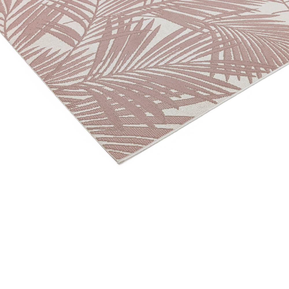 Asiatic Patio PAT21 Pink Palm, Floral Rug